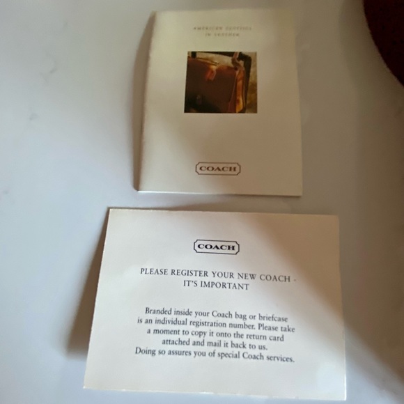 VTG Coach Beckmann Leather messenger briefcase bag - Picture 6 of 8